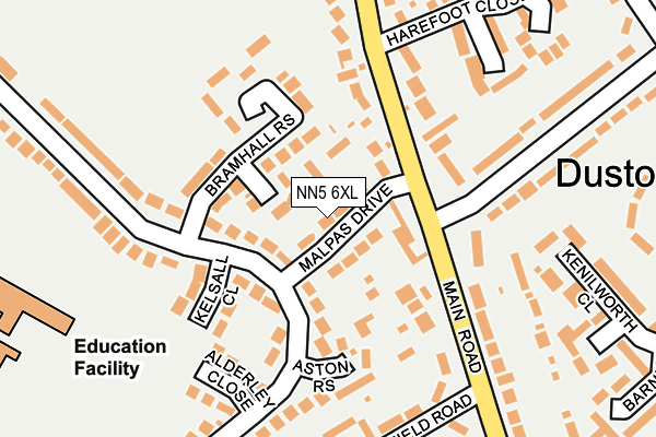 NN5 6XL map - OS OpenMap – Local (Ordnance Survey) NN5 6XL map - OS OpenMap – Local (Ordnance Survey)