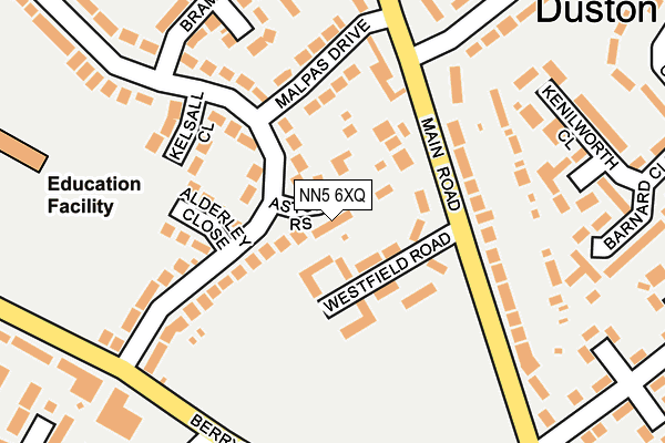 NN5 6XQ map - OS OpenMap – Local (Ordnance Survey) NN5 6XQ map - OS OpenMap – Local (Ordnance Survey)