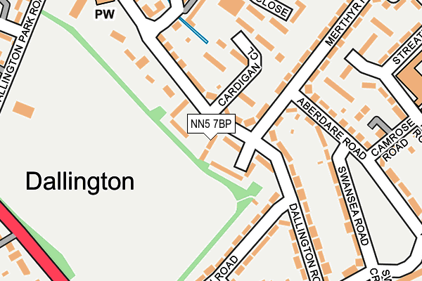 NN5 7BP map - OS OpenMap – Local (Ordnance Survey) NN5 7BP map - OS OpenMap – Local (Ordnance Survey)