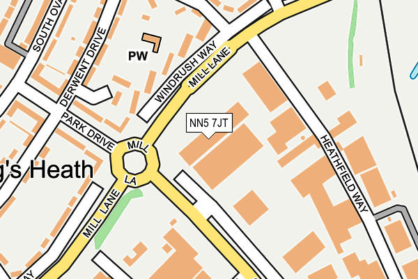 NN5 7JT map - OS OpenMap – Local (Ordnance Survey) NN5 7JT map - OS OpenMap – Local (Ordnance Survey)