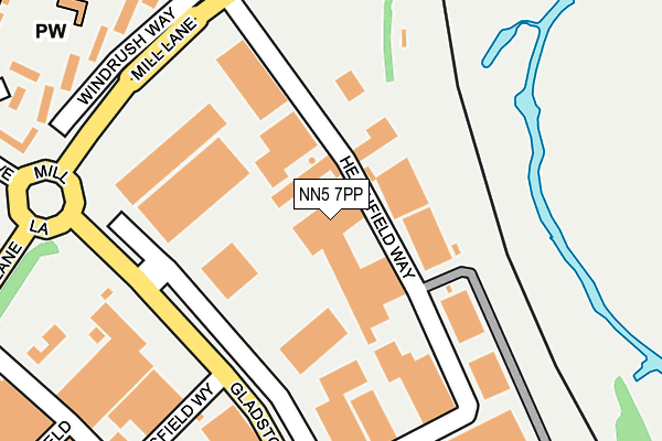 NN5 7PP map - OS OpenMap – Local (Ordnance Survey) NN5 7PP map - OS OpenMap – Local (Ordnance Survey)
