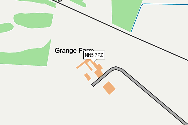 NN5 7PZ map - OS OpenMap – Local (Ordnance Survey) NN5 7PZ map - OS OpenMap – Local (Ordnance Survey)