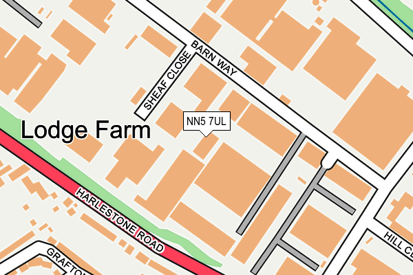 NN5 7UL map - OS OpenMap – Local (Ordnance Survey) NN5 7UL map - OS OpenMap – Local (Ordnance Survey)
