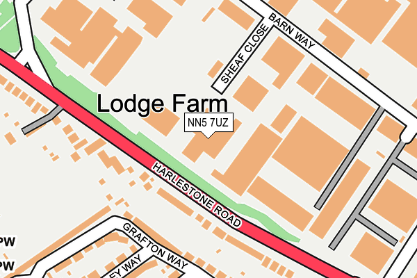 NN5 7UZ map - OS OpenMap – Local (Ordnance Survey) NN5 7UZ map - OS OpenMap – Local (Ordnance Survey)
