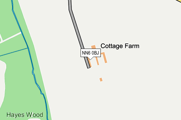 NN6 0BJ map - OS OpenMap – Local (Ordnance Survey) NN6 0BJ map - OS OpenMap – Local (Ordnance Survey)