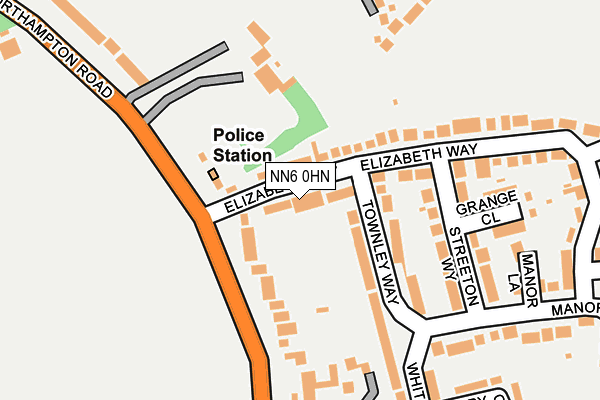 NN6 0HN map - OS OpenMap – Local (Ordnance Survey) NN6 0HN map - OS OpenMap – Local (Ordnance Survey)