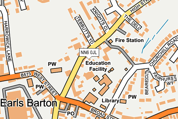 NN6 0JL map - OS OpenMap – Local (Ordnance Survey) NN6 0JL map - OS OpenMap – Local (Ordnance Survey)