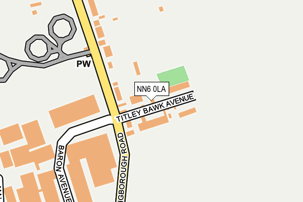 NN6 0LA map - OS OpenMap – Local (Ordnance Survey) NN6 0LA map - OS OpenMap – Local (Ordnance Survey)