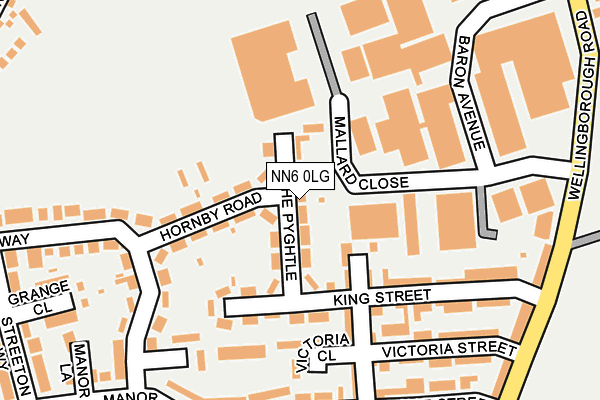 NN6 0LG map - OS OpenMap – Local (Ordnance Survey) NN6 0LG map - OS OpenMap – Local (Ordnance Survey)