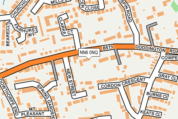 NN6 0NQ map - OS OpenMap – Local (Ordnance Survey) NN6 0NQ map - OS OpenMap – Local (Ordnance Survey)