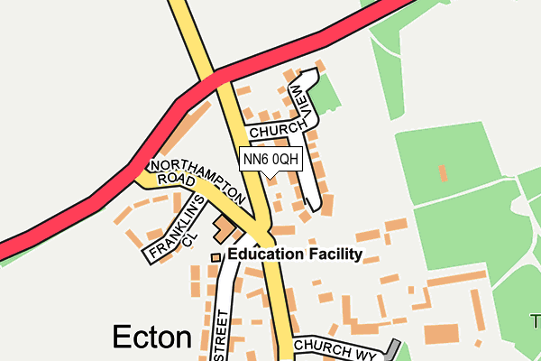 NN6 0QH map - OS OpenMap – Local (Ordnance Survey) NN6 0QH map - OS OpenMap – Local (Ordnance Survey)