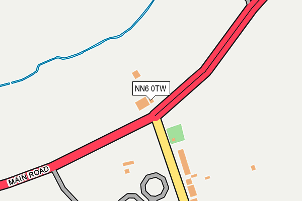 NN6 0TW map - OS OpenMap – Local (Ordnance Survey) NN6 0TW map - OS OpenMap – Local (Ordnance Survey)
