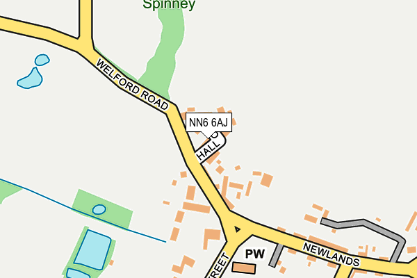 NN6 6AJ map - OS OpenMap – Local (Ordnance Survey) NN6 6AJ map - OS OpenMap – Local (Ordnance Survey)