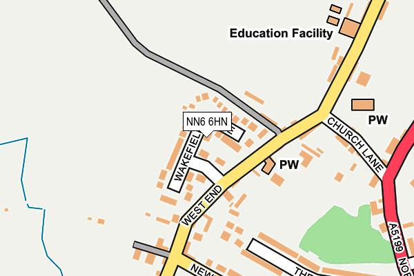 NN6 6HN map - OS OpenMap – Local (Ordnance Survey) NN6 6HN map - OS OpenMap – Local (Ordnance Survey)