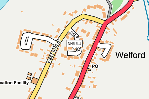 NN6 6JJ map - OS OpenMap – Local (Ordnance Survey) NN6 6JJ map - OS OpenMap – Local (Ordnance Survey)