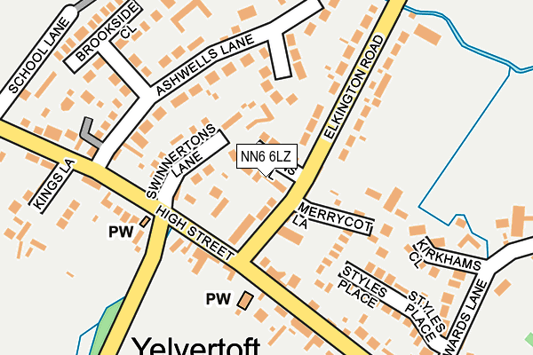NN6 6LZ map - OS OpenMap – Local (Ordnance Survey) NN6 6LZ map - OS OpenMap – Local (Ordnance Survey)