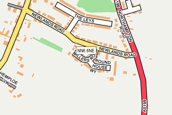 NN6 6NE map - OS OpenMap – Local (Ordnance Survey) NN6 6NE map - OS OpenMap – Local (Ordnance Survey)