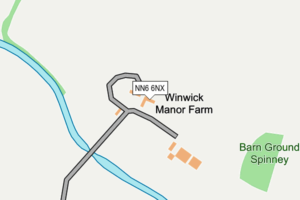 NN6 6NX map - OS OpenMap – Local (Ordnance Survey) NN6 6NX map - OS OpenMap – Local (Ordnance Survey)