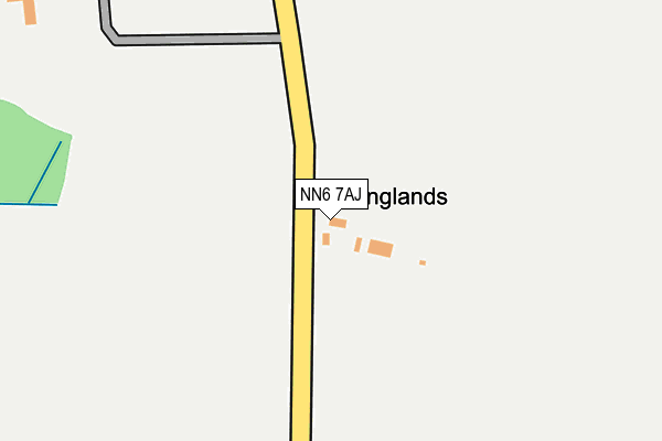 NN6 7AJ map - OS OpenMap – Local (Ordnance Survey) NN6 7AJ map - OS OpenMap – Local (Ordnance Survey)