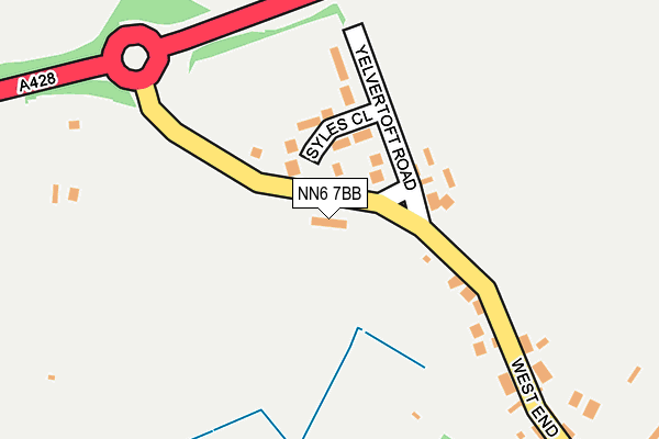 NN6 7BB map - OS OpenMap – Local (Ordnance Survey) NN6 7BB map - OS OpenMap – Local (Ordnance Survey)