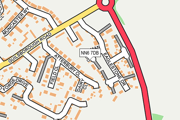 NN6 7DB map - OS OpenMap – Local (Ordnance Survey) NN6 7DB map - OS OpenMap – Local (Ordnance Survey)