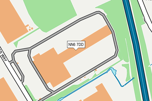 NN6 7DD map - OS OpenMap – Local (Ordnance Survey) NN6 7DD map - OS OpenMap – Local (Ordnance Survey)