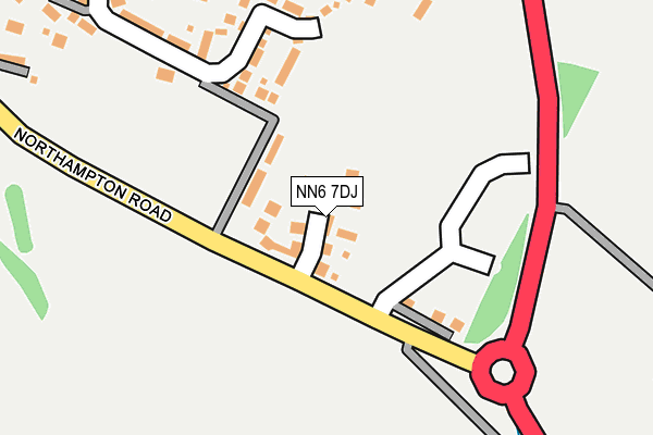 NN6 7DJ map - OS OpenMap – Local (Ordnance Survey) NN6 7DJ map - OS OpenMap – Local (Ordnance Survey)
