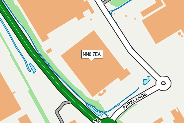 NN6 7EA map - OS OpenMap – Local (Ordnance Survey) NN6 7EA map - OS OpenMap – Local (Ordnance Survey)