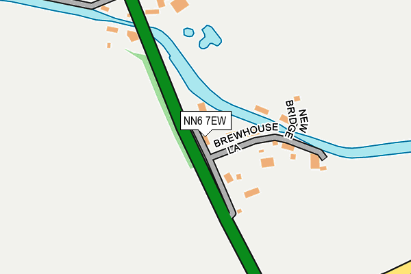 NN6 7EW map - OS OpenMap – Local (Ordnance Survey) NN6 7EW map - OS OpenMap – Local (Ordnance Survey)