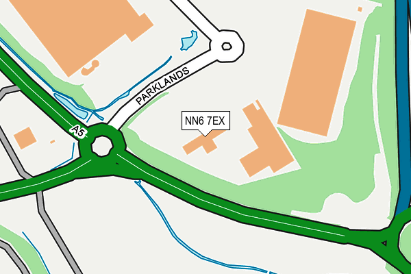 NN6 7EX map - OS OpenMap – Local (Ordnance Survey) NN6 7EX map - OS OpenMap – Local (Ordnance Survey)