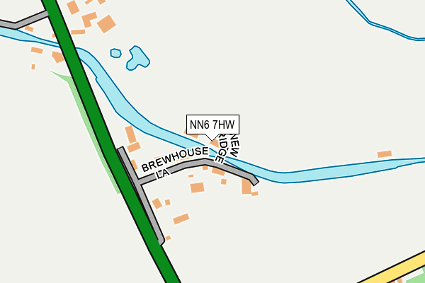 NN6 7HW map - OS OpenMap – Local (Ordnance Survey) NN6 7HW map - OS OpenMap – Local (Ordnance Survey)