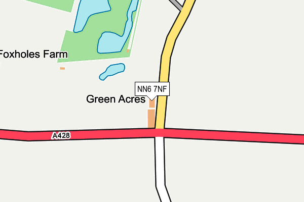 NN6 7NF map - OS OpenMap – Local (Ordnance Survey) NN6 7NF map - OS OpenMap – Local (Ordnance Survey)