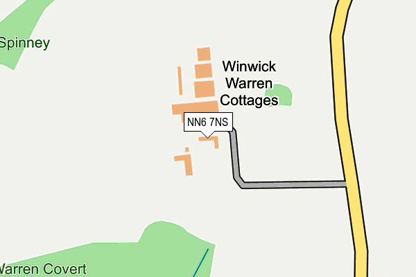 NN6 7NS map - OS OpenMap – Local (Ordnance Survey) NN6 7NS map - OS OpenMap – Local (Ordnance Survey)