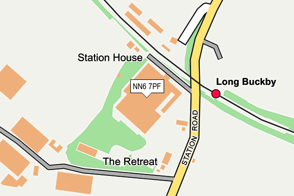 NN6 7PF map - OS OpenMap – Local (Ordnance Survey) NN6 7PF map - OS OpenMap – Local (Ordnance Survey)