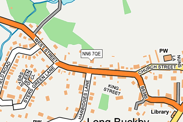 NN6 7QE map - OS OpenMap – Local (Ordnance Survey) NN6 7QE map - OS OpenMap – Local (Ordnance Survey)