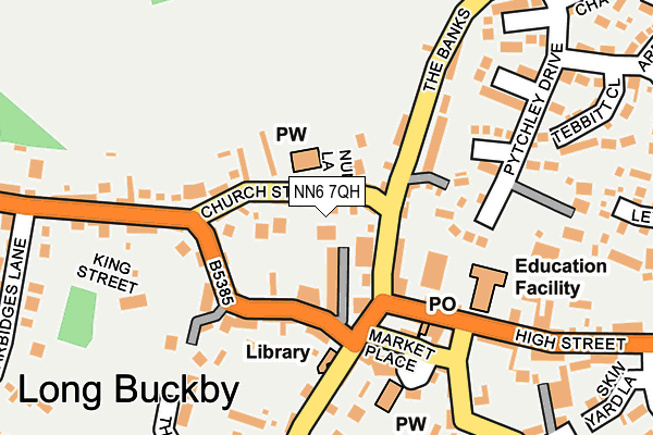 NN6 7QH map - OS OpenMap – Local (Ordnance Survey) NN6 7QH map - OS OpenMap – Local (Ordnance Survey)