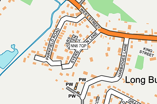NN6 7QP map - OS OpenMap – Local (Ordnance Survey) NN6 7QP map - OS OpenMap – Local (Ordnance Survey)