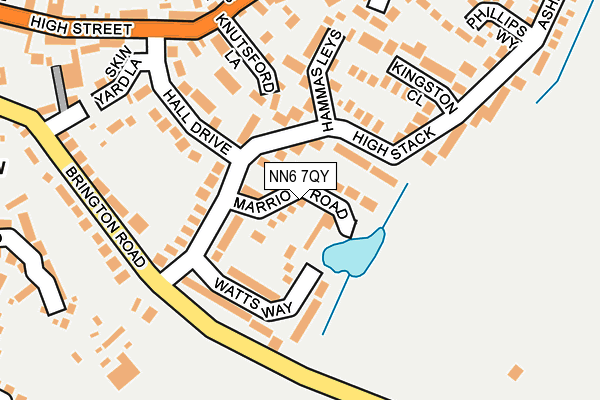 NN6 7QY map - OS OpenMap – Local (Ordnance Survey) NN6 7QY map - OS OpenMap – Local (Ordnance Survey)