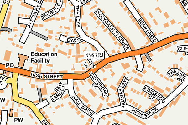 NN6 7RJ map - OS OpenMap – Local (Ordnance Survey) NN6 7RJ map - OS OpenMap – Local (Ordnance Survey)