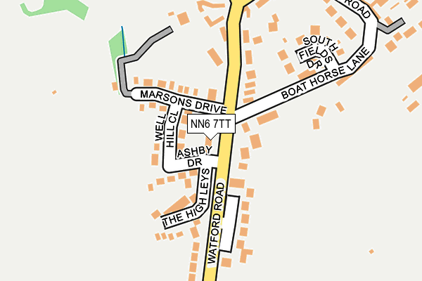 NN6 7TT map - OS OpenMap – Local (Ordnance Survey) NN6 7TT map - OS OpenMap – Local (Ordnance Survey)