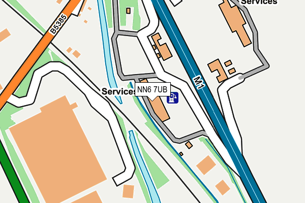 NN6 7UB map - OS OpenMap – Local (Ordnance Survey) NN6 7UB map - OS OpenMap – Local (Ordnance Survey)