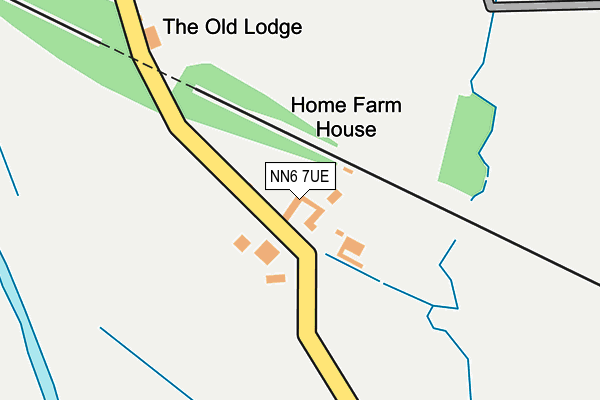 NN6 7UE map - OS OpenMap – Local (Ordnance Survey) NN6 7UE map - OS OpenMap – Local (Ordnance Survey)