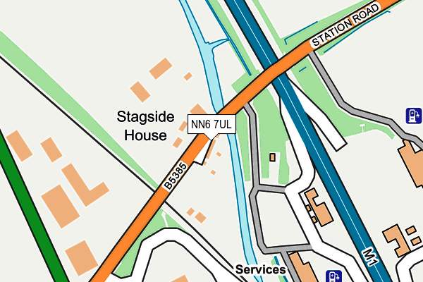 NN6 7UL map - OS OpenMap – Local (Ordnance Survey)