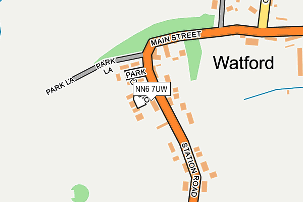 NN6 7UW map - OS OpenMap – Local (Ordnance Survey) NN6 7UW map - OS OpenMap – Local (Ordnance Survey)