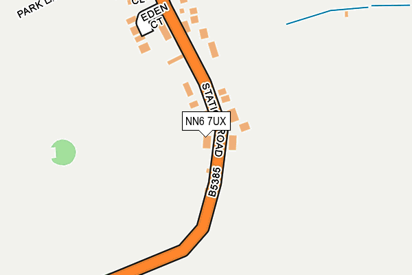 NN6 7UX map - OS OpenMap – Local (Ordnance Survey) NN6 7UX map - OS OpenMap – Local (Ordnance Survey)