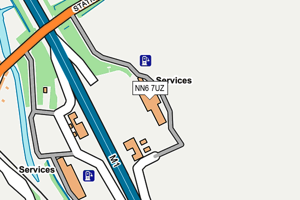 NN6 7UZ map - OS OpenMap – Local (Ordnance Survey) NN6 7UZ map - OS OpenMap – Local (Ordnance Survey)