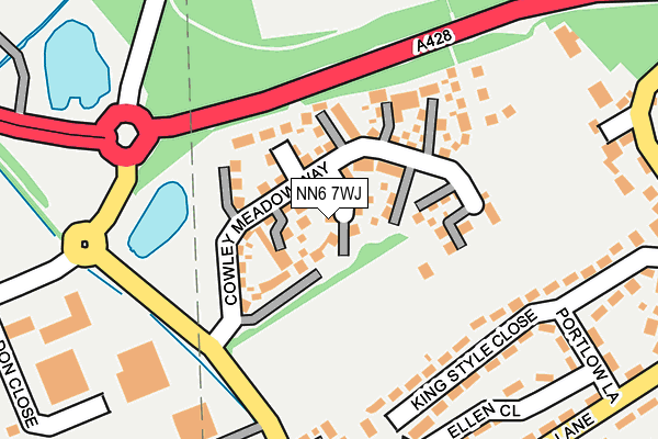 NN6 7WJ map - OS OpenMap – Local (Ordnance Survey) NN6 7WJ map - OS OpenMap – Local (Ordnance Survey)