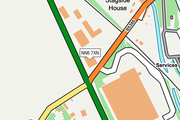 NN6 7XN map - OS OpenMap – Local (Ordnance Survey) NN6 7XN map - OS OpenMap – Local (Ordnance Survey)