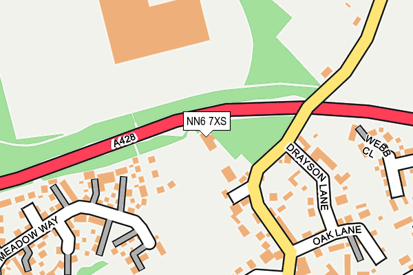 NN6 7XS map - OS OpenMap – Local (Ordnance Survey) NN6 7XS map - OS OpenMap – Local (Ordnance Survey)