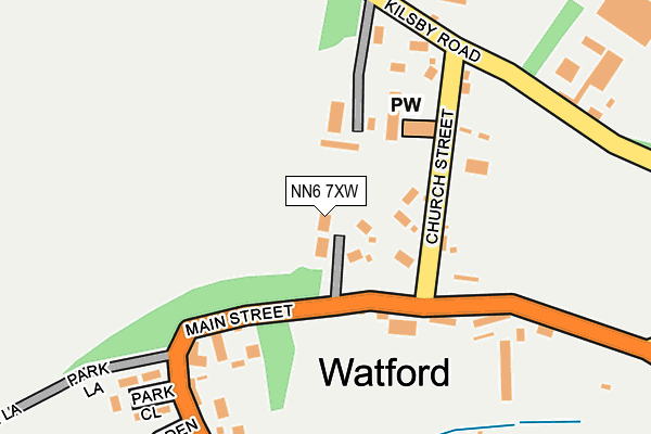 NN6 7XW map - OS OpenMap – Local (Ordnance Survey) NN6 7XW map - OS OpenMap – Local (Ordnance Survey)